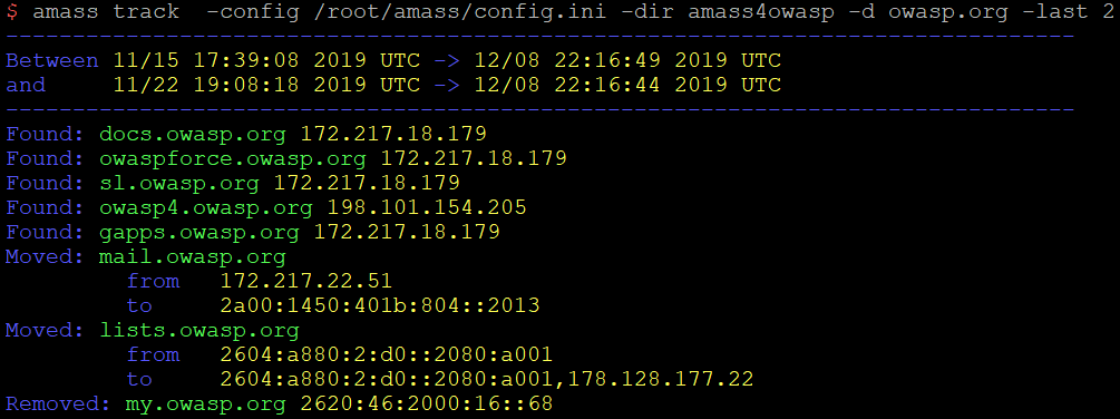 OWASP Amass Track image