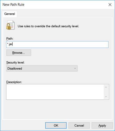 SRP new path rule for jar files